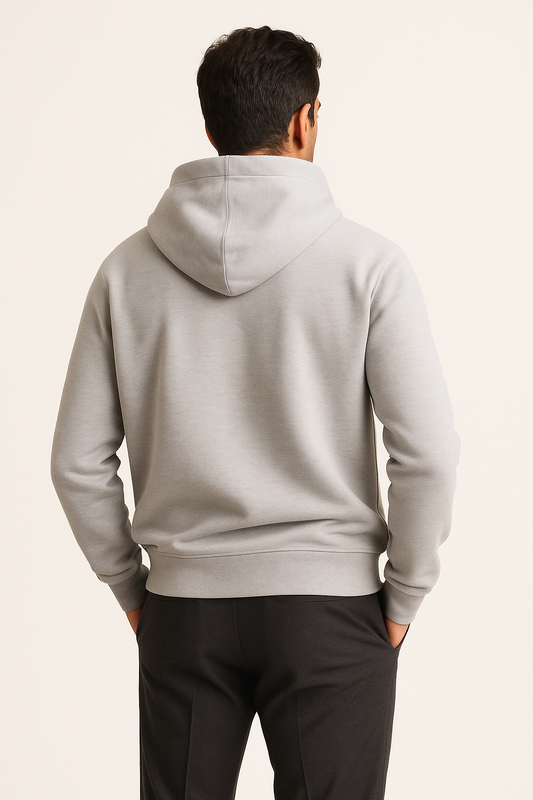 Hoodie - Grey Melange