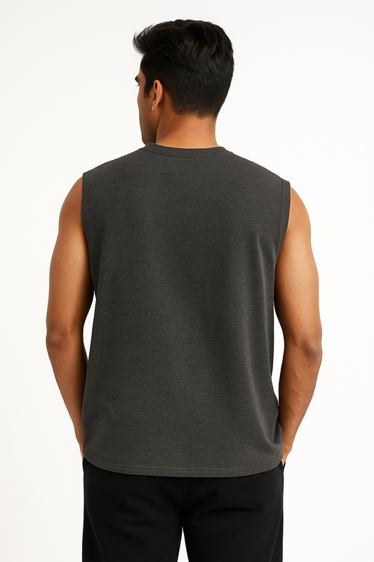 Tank Top - Charcoal Melange