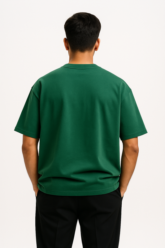 Terry Oversized Tee - Jade